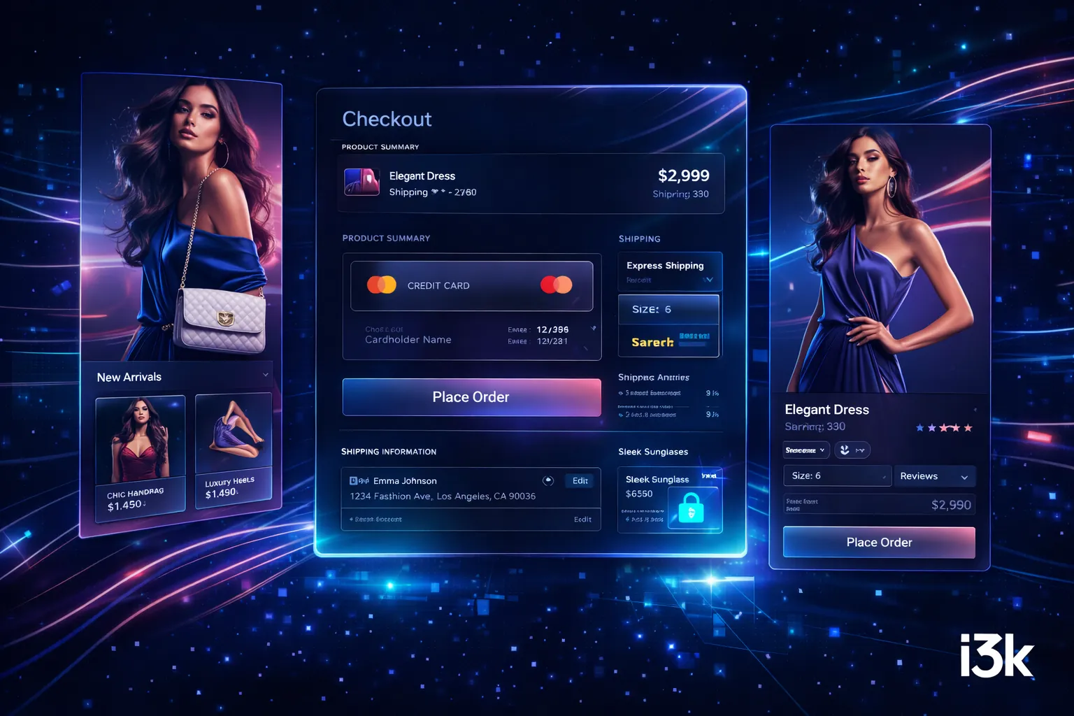 Milan Fashion E-Commerce - Web Design | i3k Portfolio