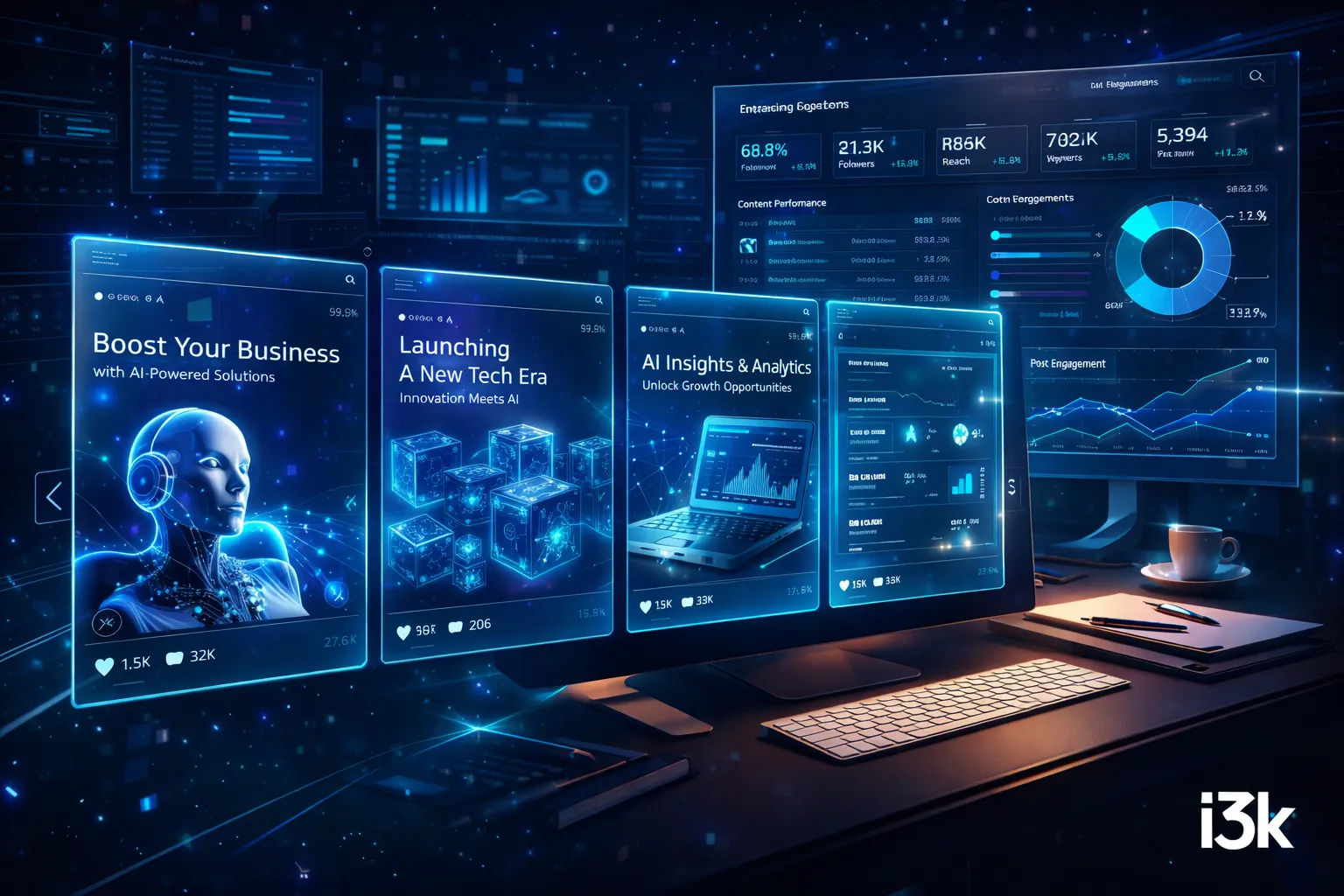 Tech Startup Social Campaign - Social Media | i3k Portfolio